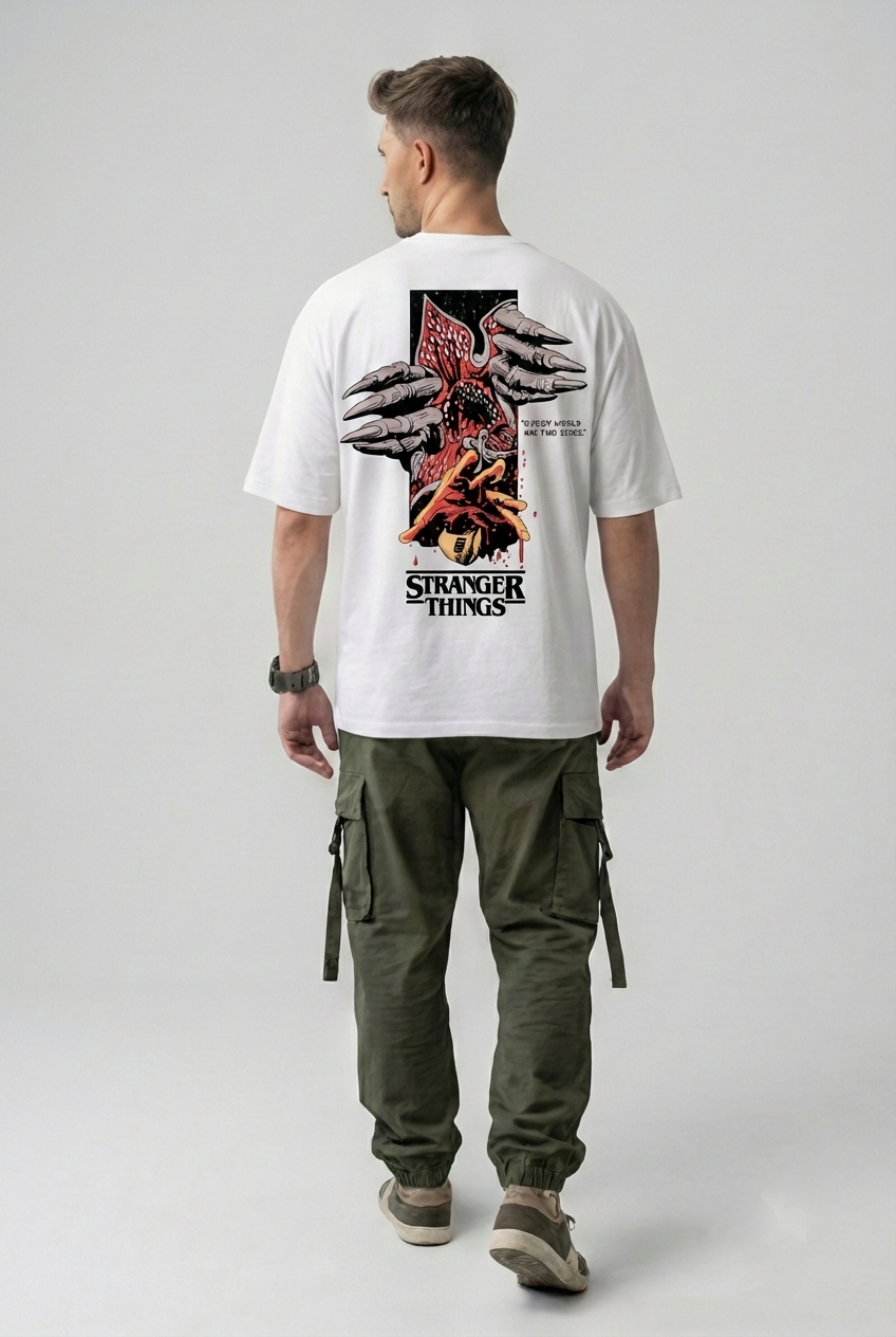 Stranger Things Demogorgon Graphic T-Shirt – Unisex Streetwear Tee