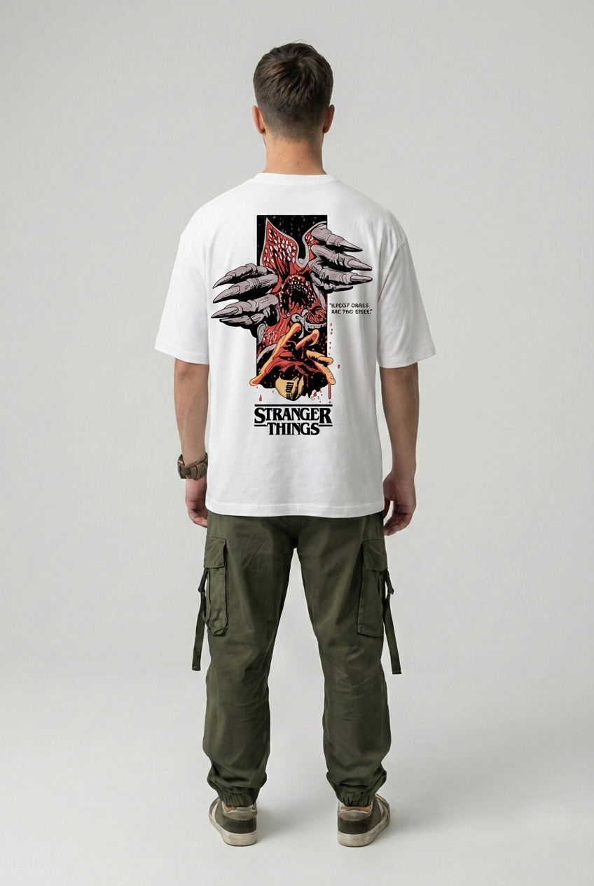 Stranger Things Demogorgon Graphic T-Shirt – Unisex Streetwear Tee
