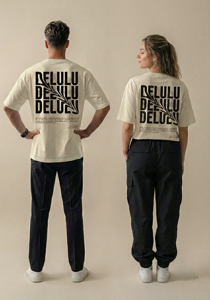 DELULU Statement T-Shirt – Self-Belief Tee