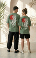 Japanese Dragon Graphic T-Shirt – Unisex Oversized Tee