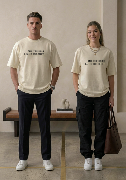 DELULU Statement T-Shirt – Self-Belief Tee